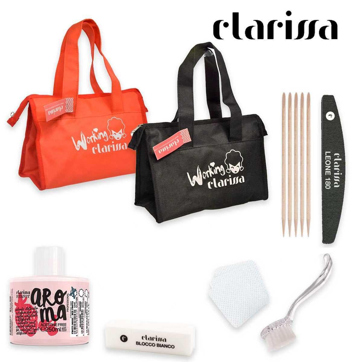 Starter kit semipermante lei mini borsa arancio-nero ass.