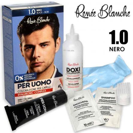 Renee blanche uomo crema colorante 1n nero