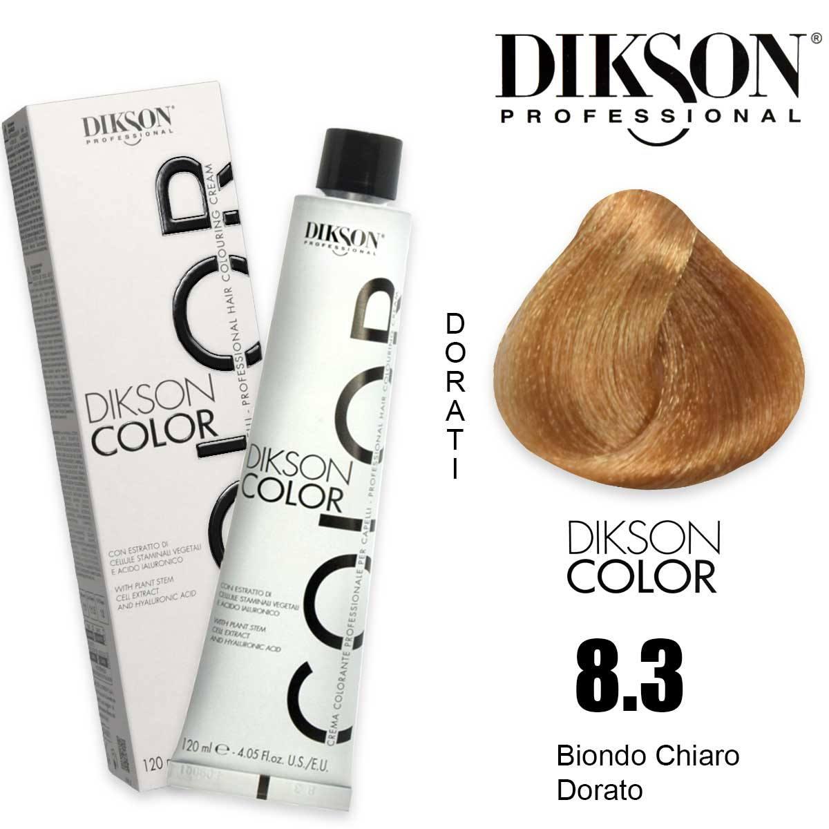 Dikson color 120 ml 8.3 - 8d biondo chiaro dorato
