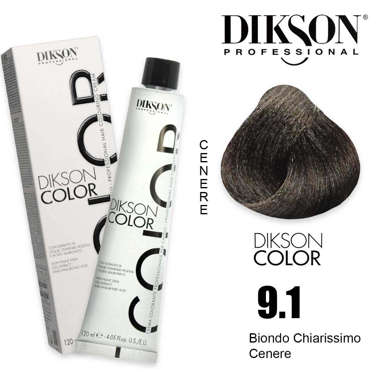 Dikson color 120 ml  9.1 - 9c biondo chiarissimo cenere