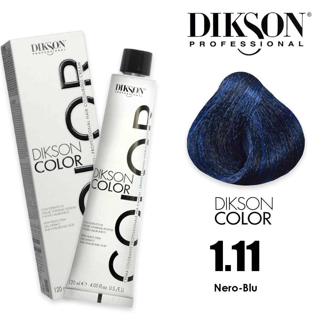 Dikson color 120 ml 1.11 - 111 nero blu