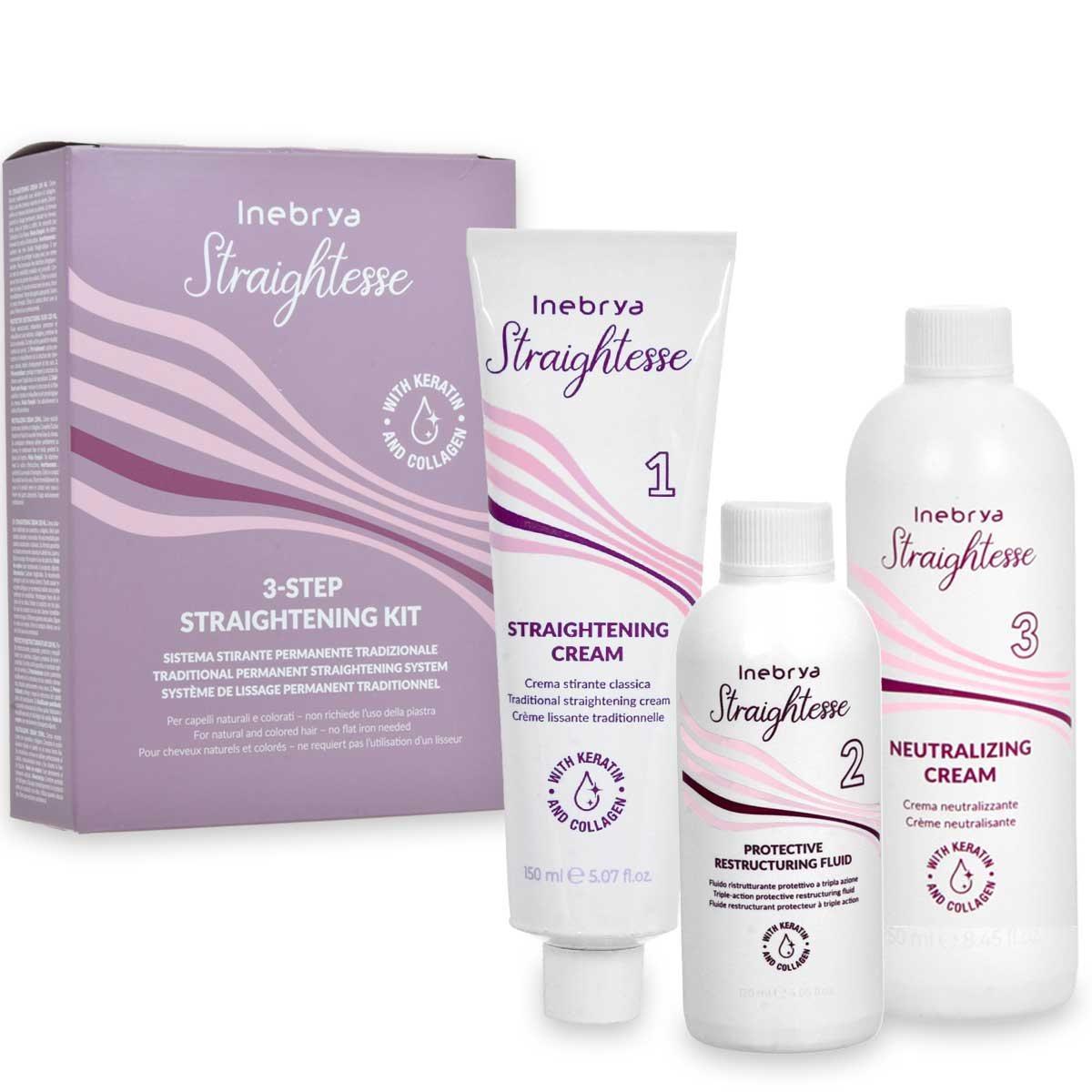 Inebrya bionic straight - kit 3 steps