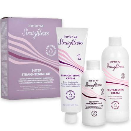 Inebrya bionic straight - kit 3 steps