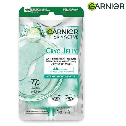 Garnier skin active maschera viso in tessuto crio gel eye