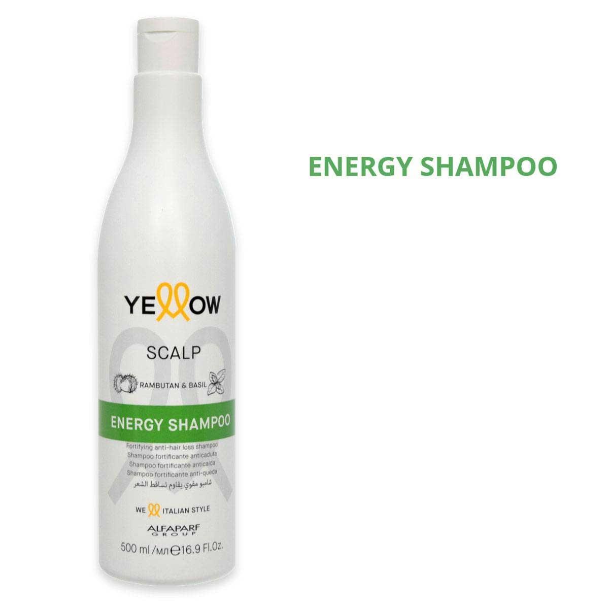 ALFAPARF YELLOW SCALP ENERGY SHAMPOO 500ml