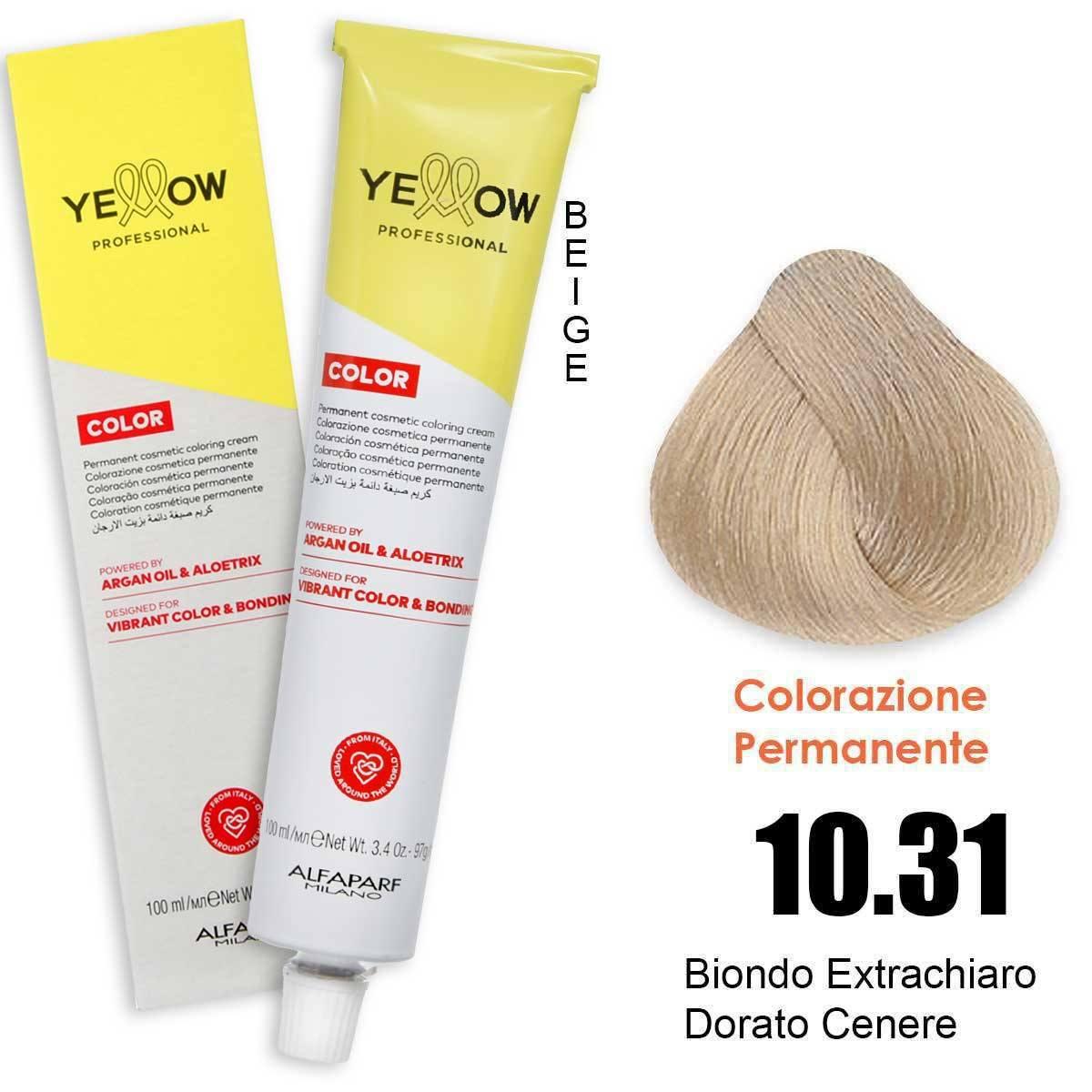 ALFAPARF YELLOW COLOR PERMANENT 10.31 100ml
