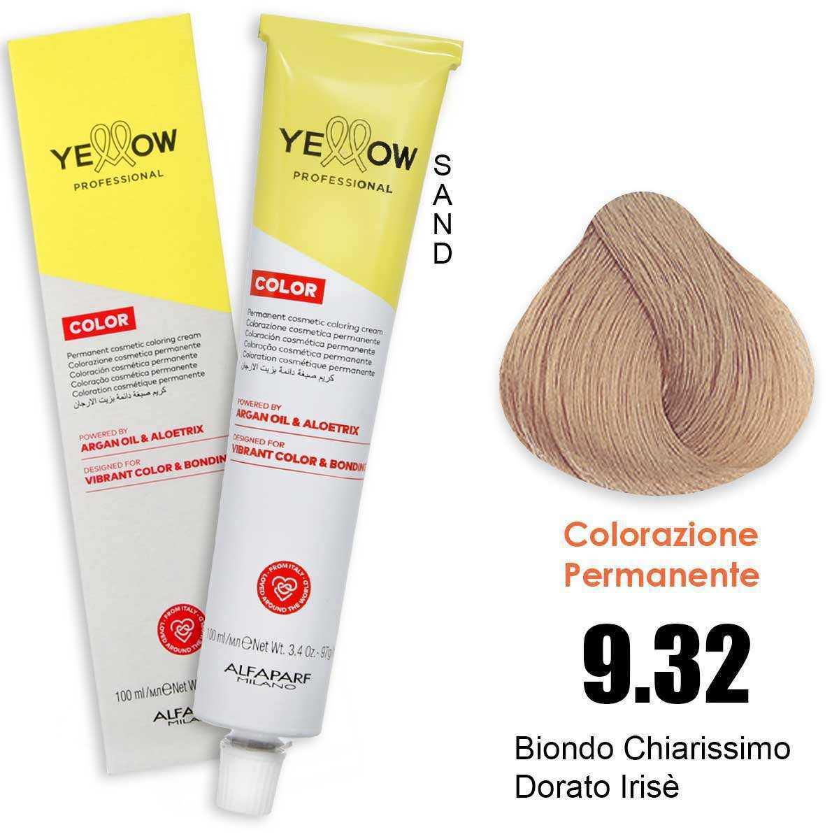 ALFAPARF YELLOW COLOR PERMANENT 9.32 100ml