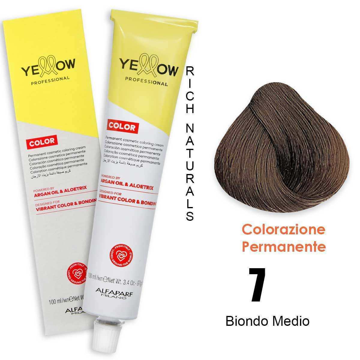 Alfaparf yellow color permanent 7 100ml