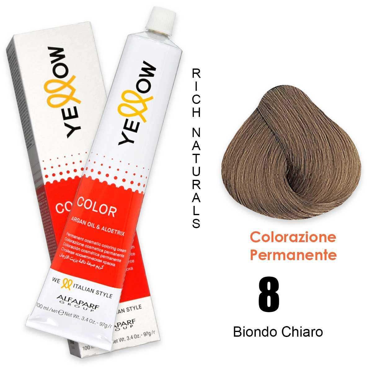 ALFAPARF YELLOW COLOR PERMANENT 8.0 100ml