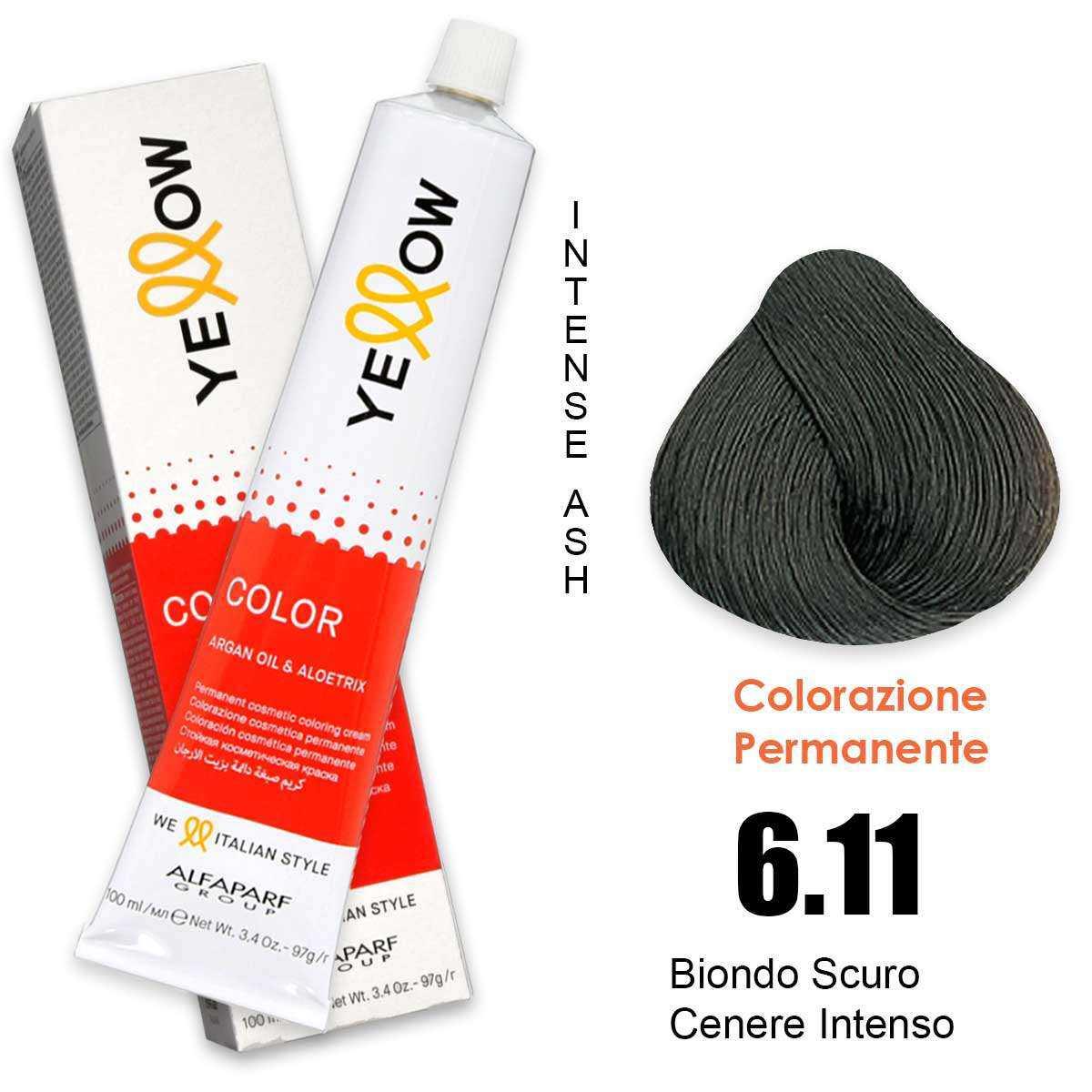 ALFAPARF YELLOW COLOR PERMANENT 6.11 100ml