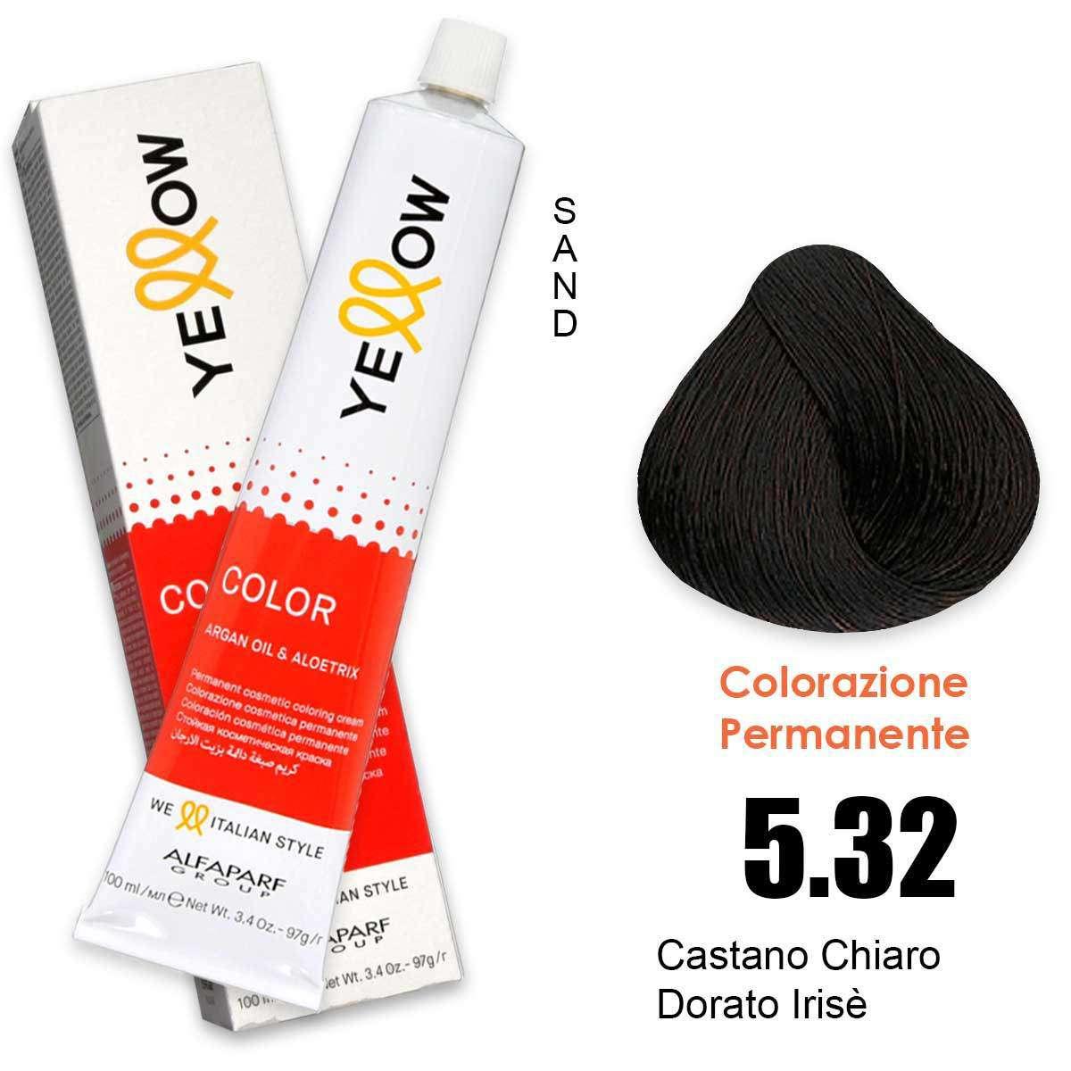 ALFAPARF YELLOW COLOR PERMANENT 5.32 100ml