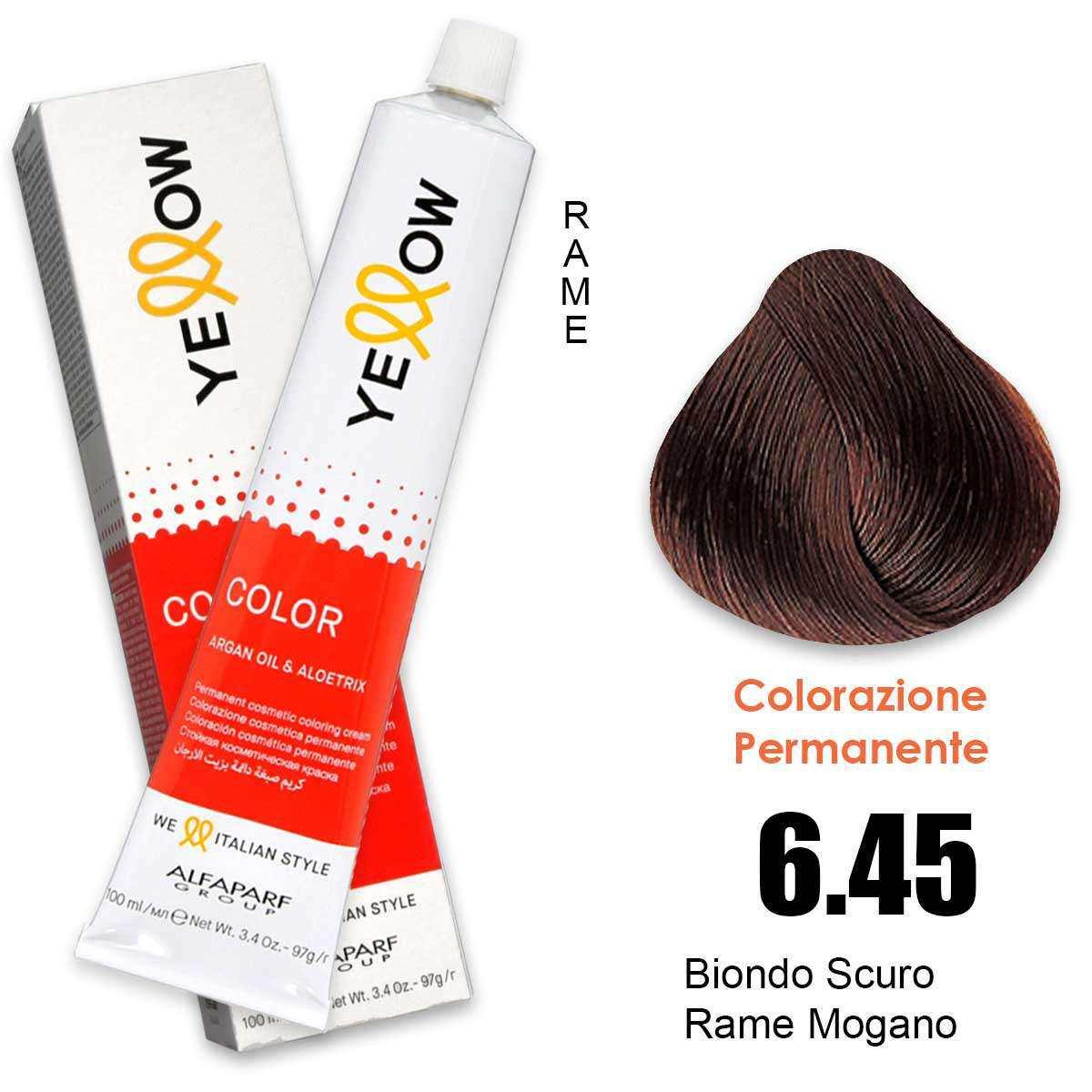 ALFAPARF YELLOW COLOR PERMANENT 6.45 100ml