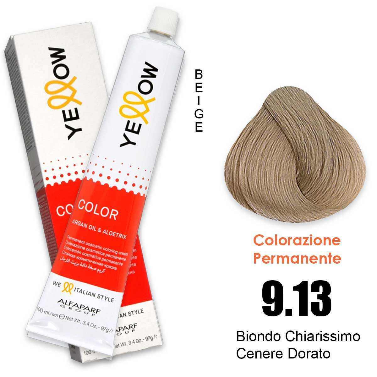 ALFAPARF YELLOW COLOR PERMANENT 9.13 100ml