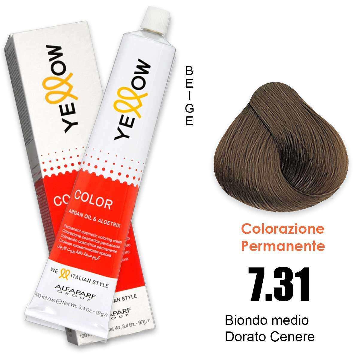 ALFAPARF YELLOW COLOR PERMANENT 7.31 100ml