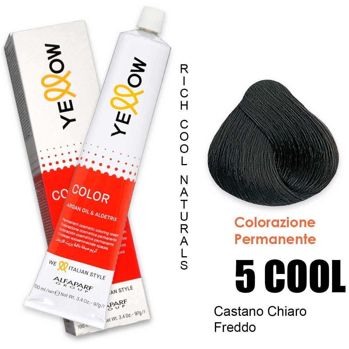 ALFAPARF YELLOW COLOR PERMANENT 5 COOL 100ml