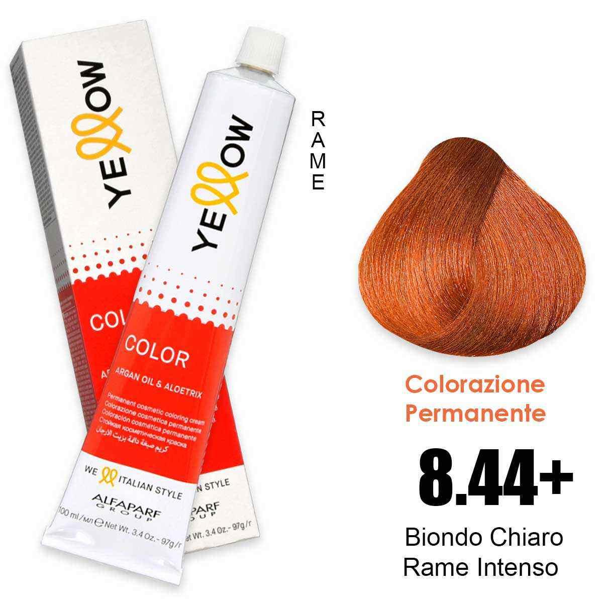 ALFAPARF YELLOW COLOR PERMANENT 8.44+ 100ml