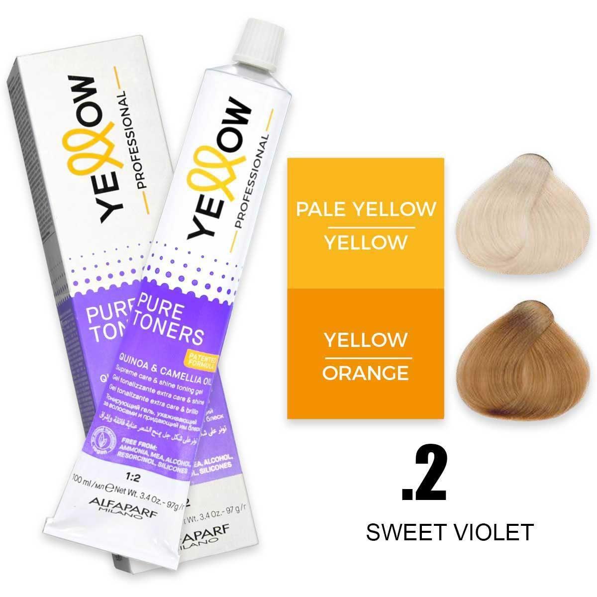 ALFAPARF YELLOW PURE TONERS VIOLET .2 100 ml