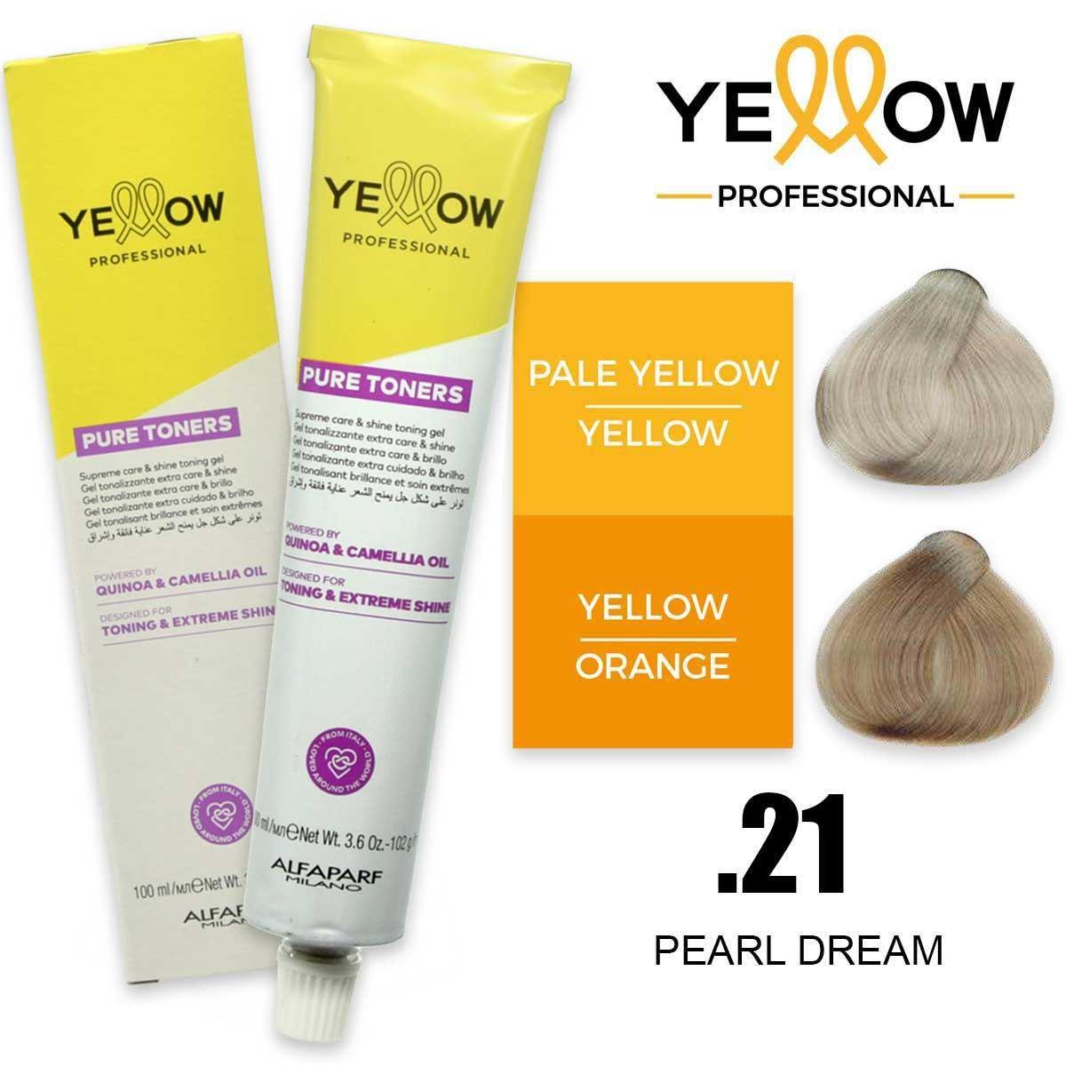 ALFAPARF YELLOW PURE TONERS PEARL .21 100 ml