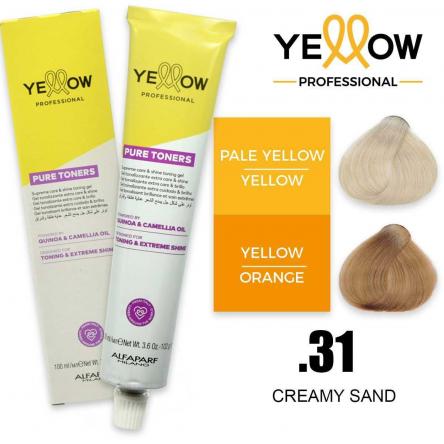 ALFAPARF YELLOW PURE TONERS BEIGE .31 100 ml