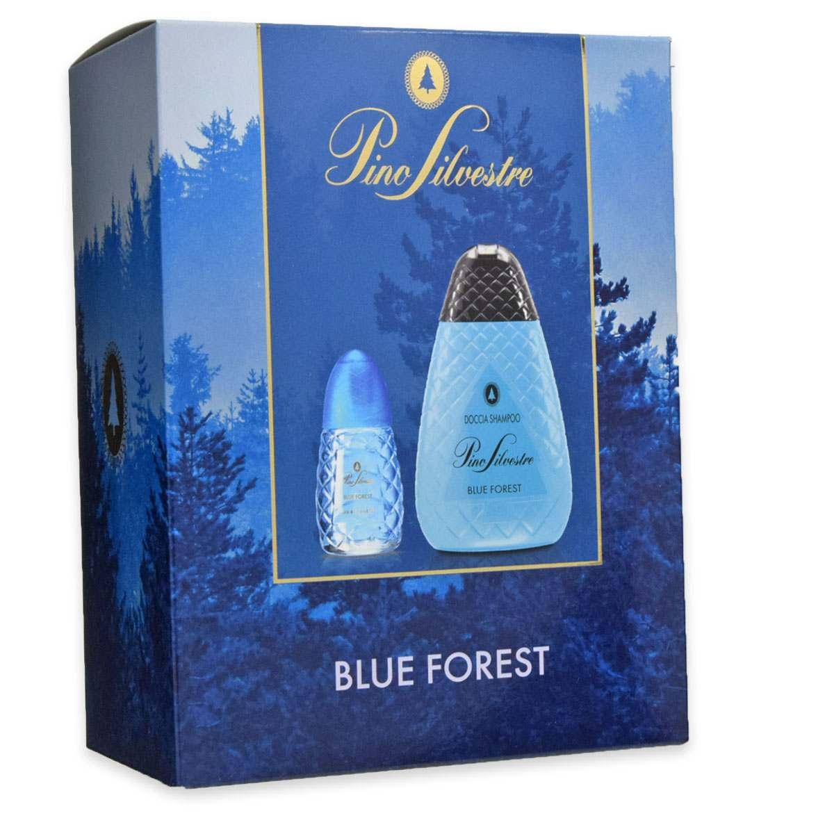 Pino silvestre coffret edt 75 ml + doccia shampoo 400 ml blue forest