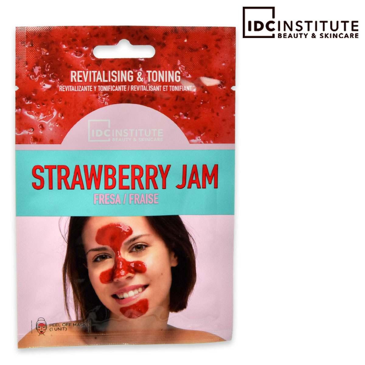 Idc face mask strawberry revitalising & toning 23 g