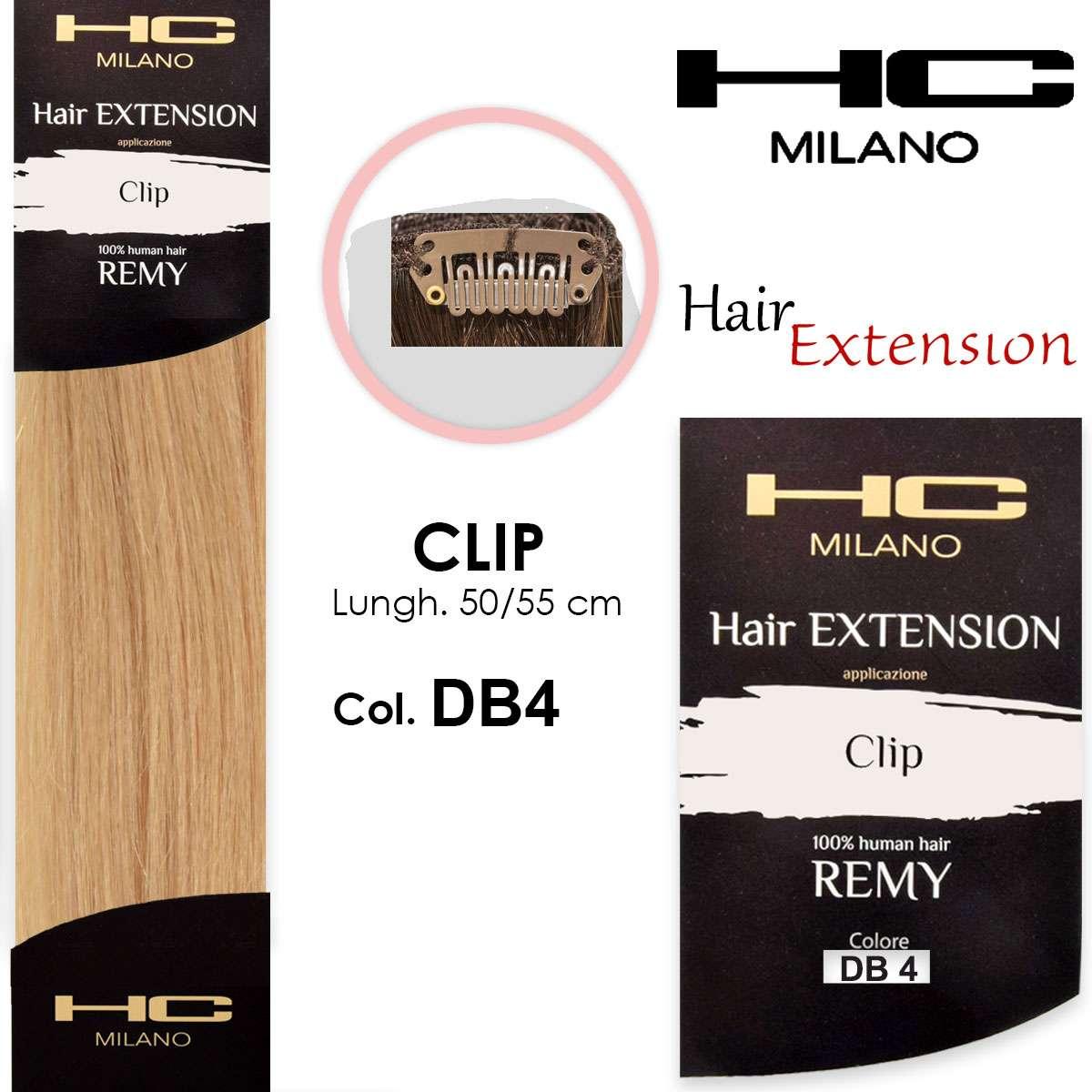 Hc milano extension 3 clip remy largh.14-16cm lungh.50cm col.db4