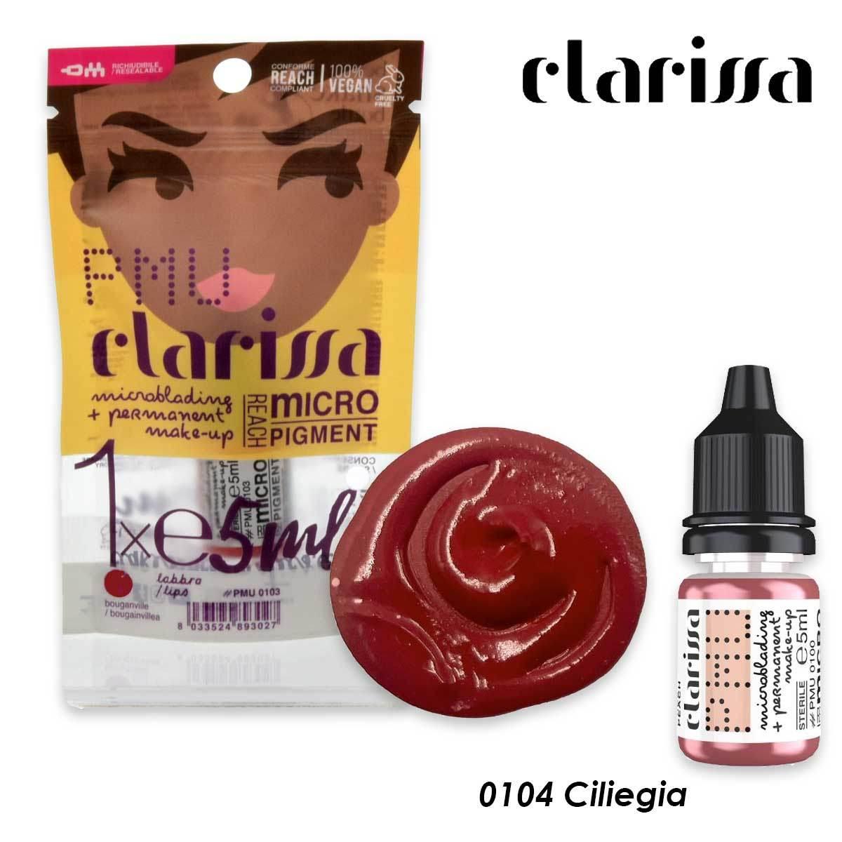Clarissa pmu micropigmenti labbra cherry 5 ml