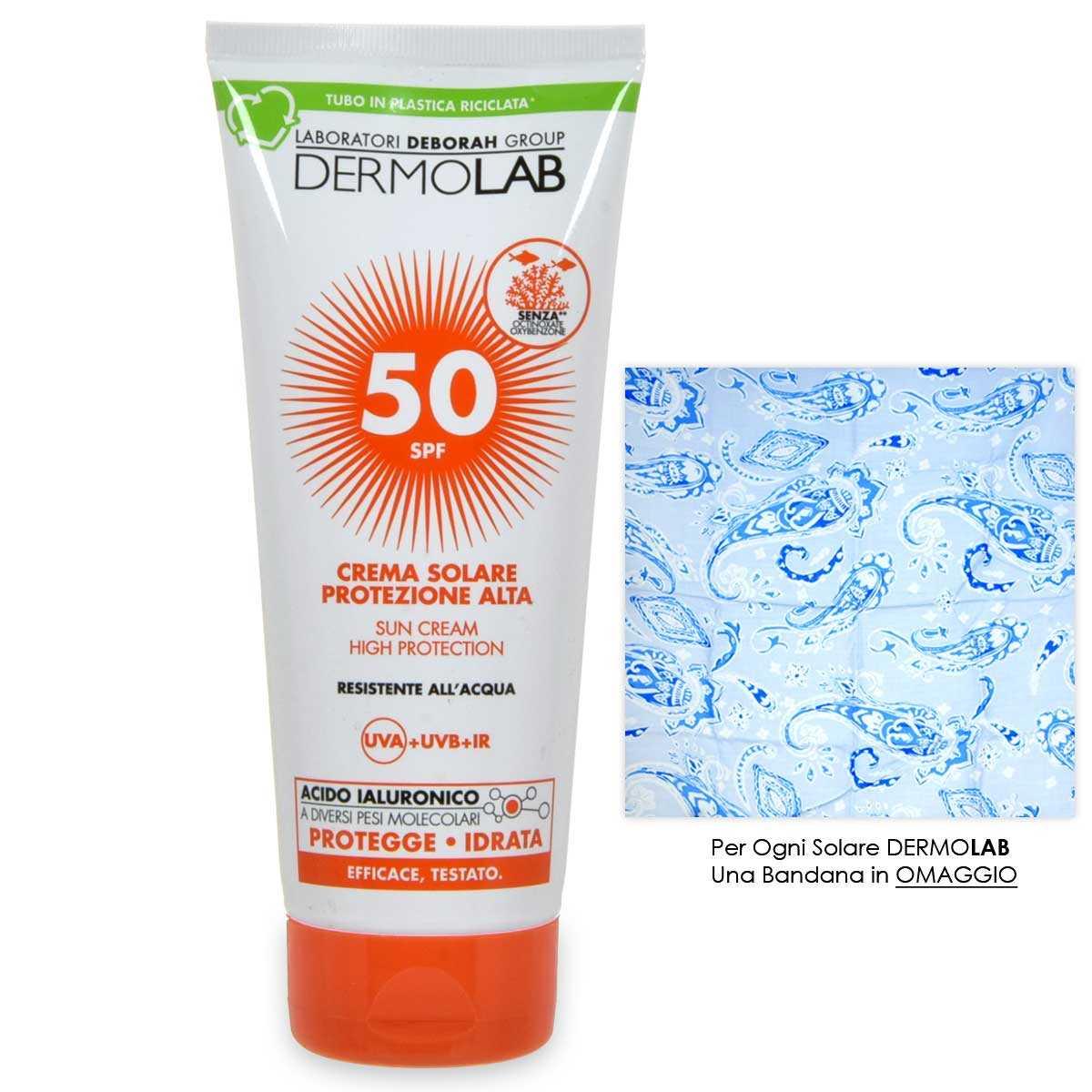 Dermolab crema solare protezione alta  200 ml spf 50
