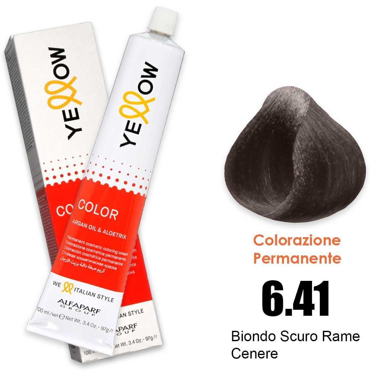 Alfaparf yellow color permanent 6.41 100ml