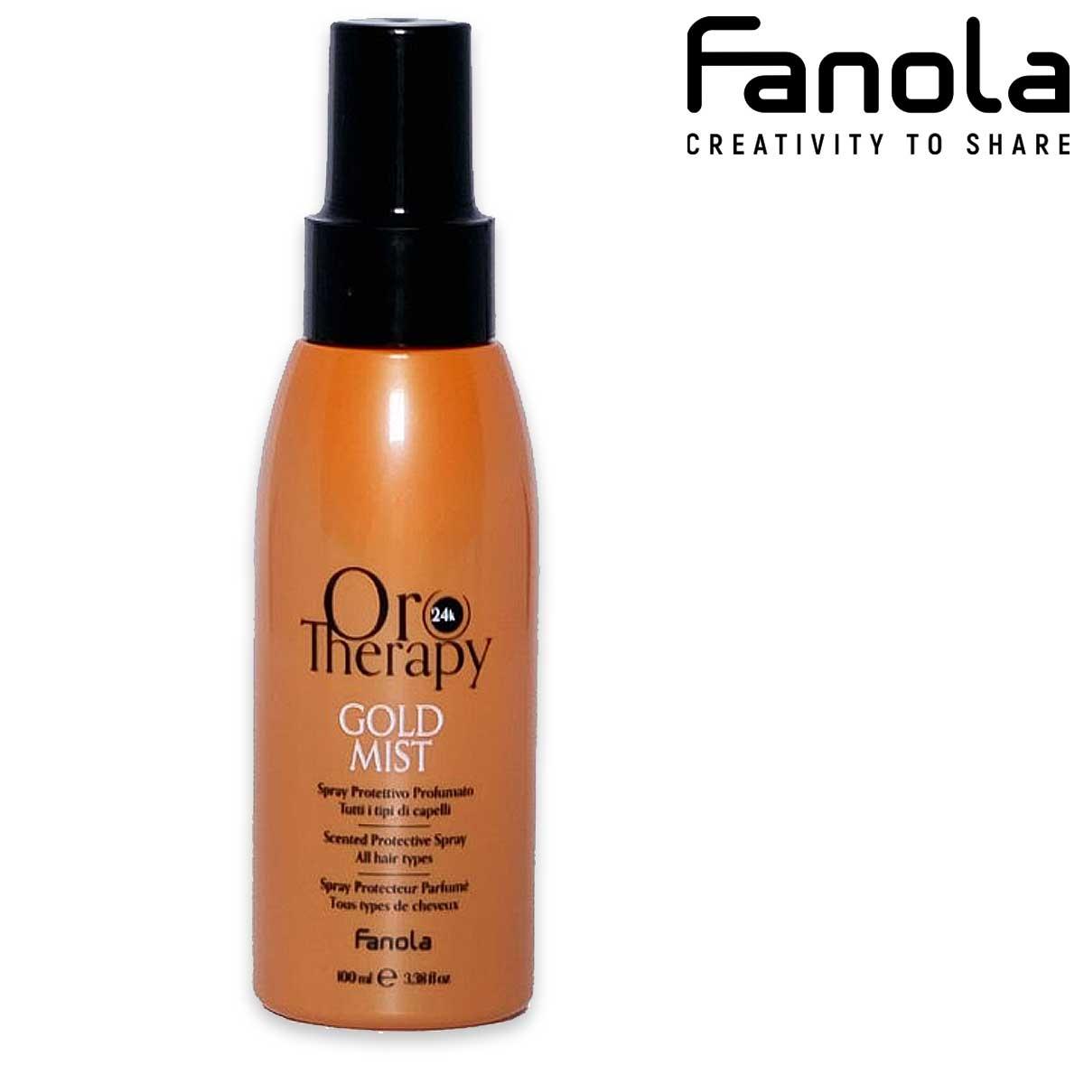 Fanola orotherapy gold spray protettivo profumato 100 ml