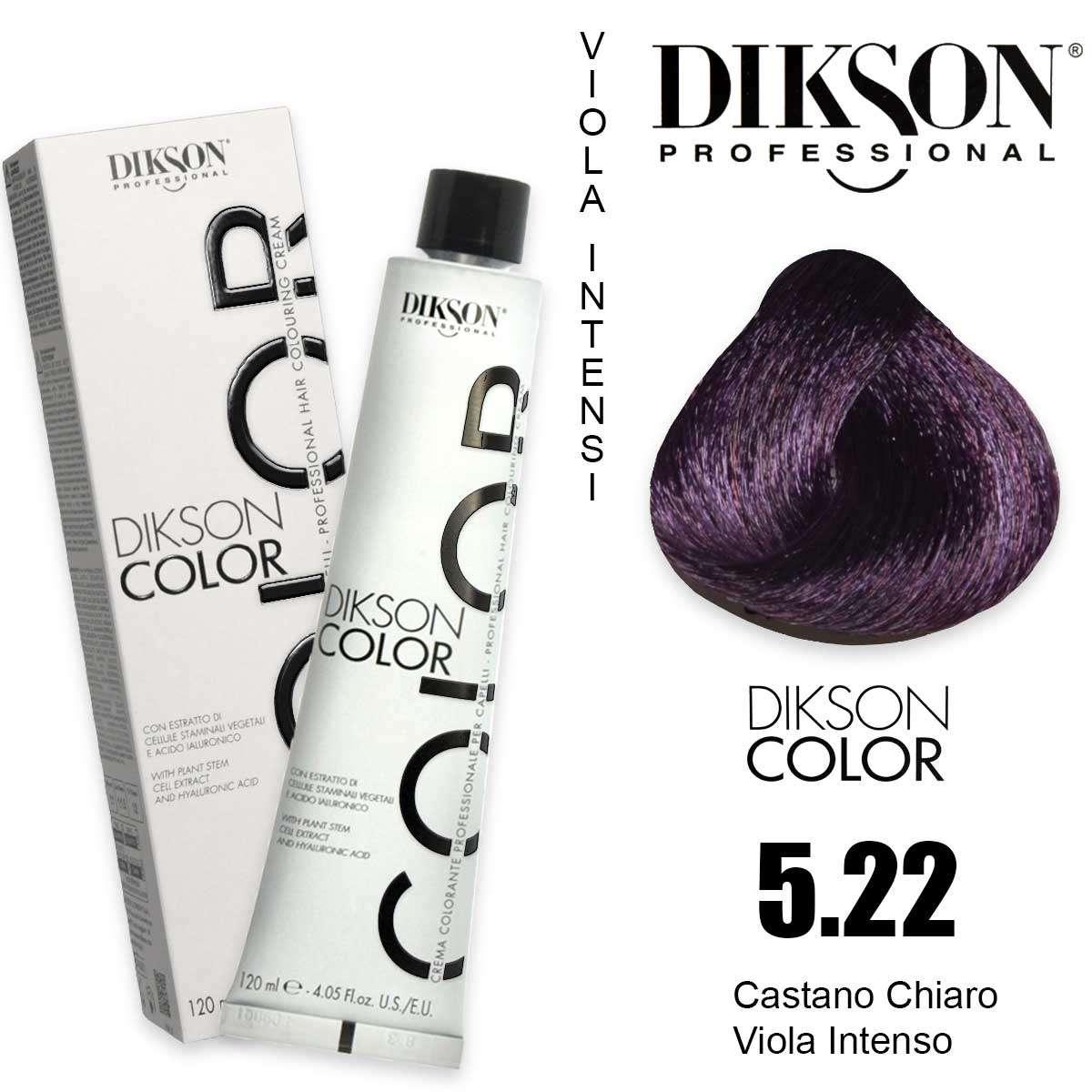 Dikson color 120 ml 5.22 castano chiaro viola intenso