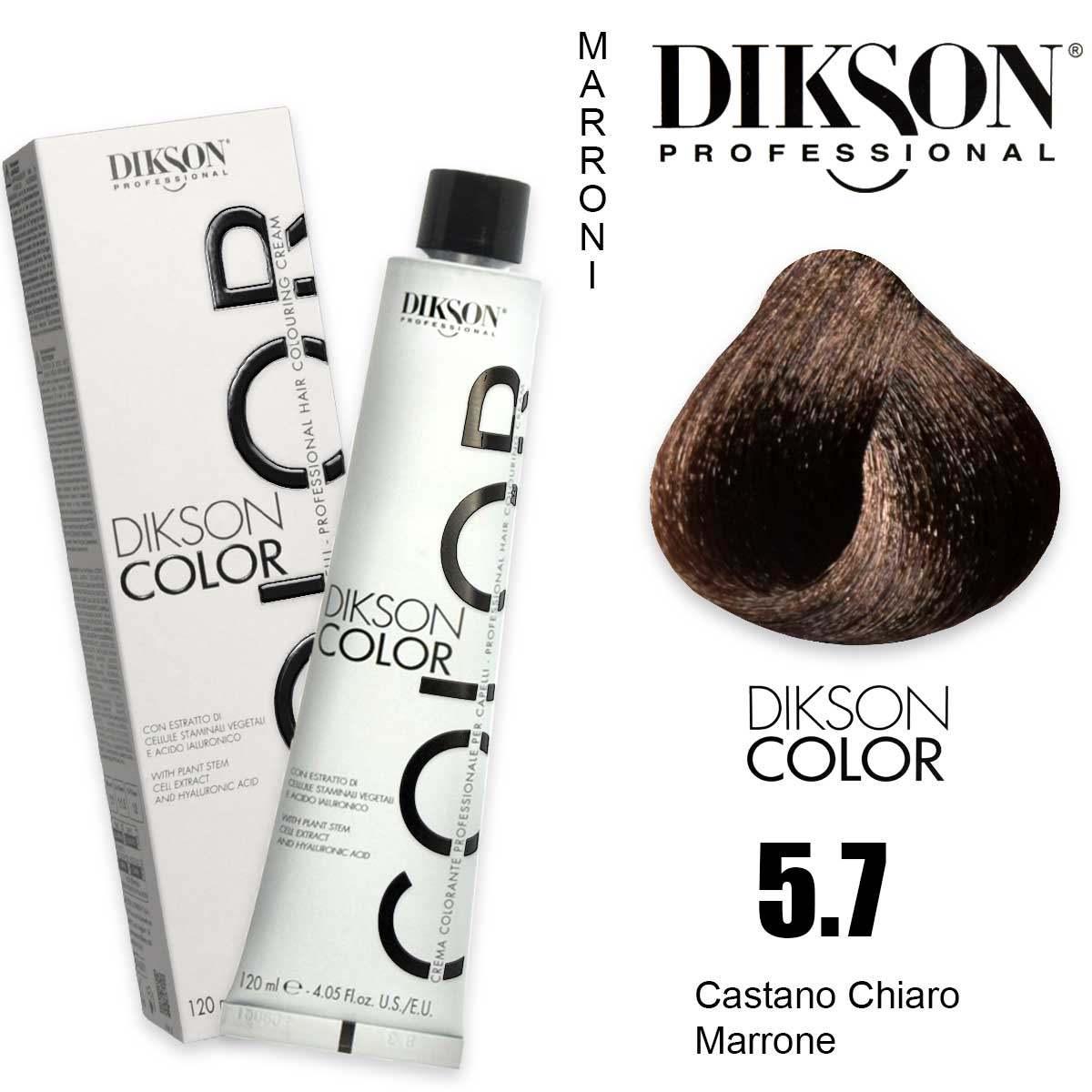Dikson color 120 ml 5.7 castano chiaro marrone
