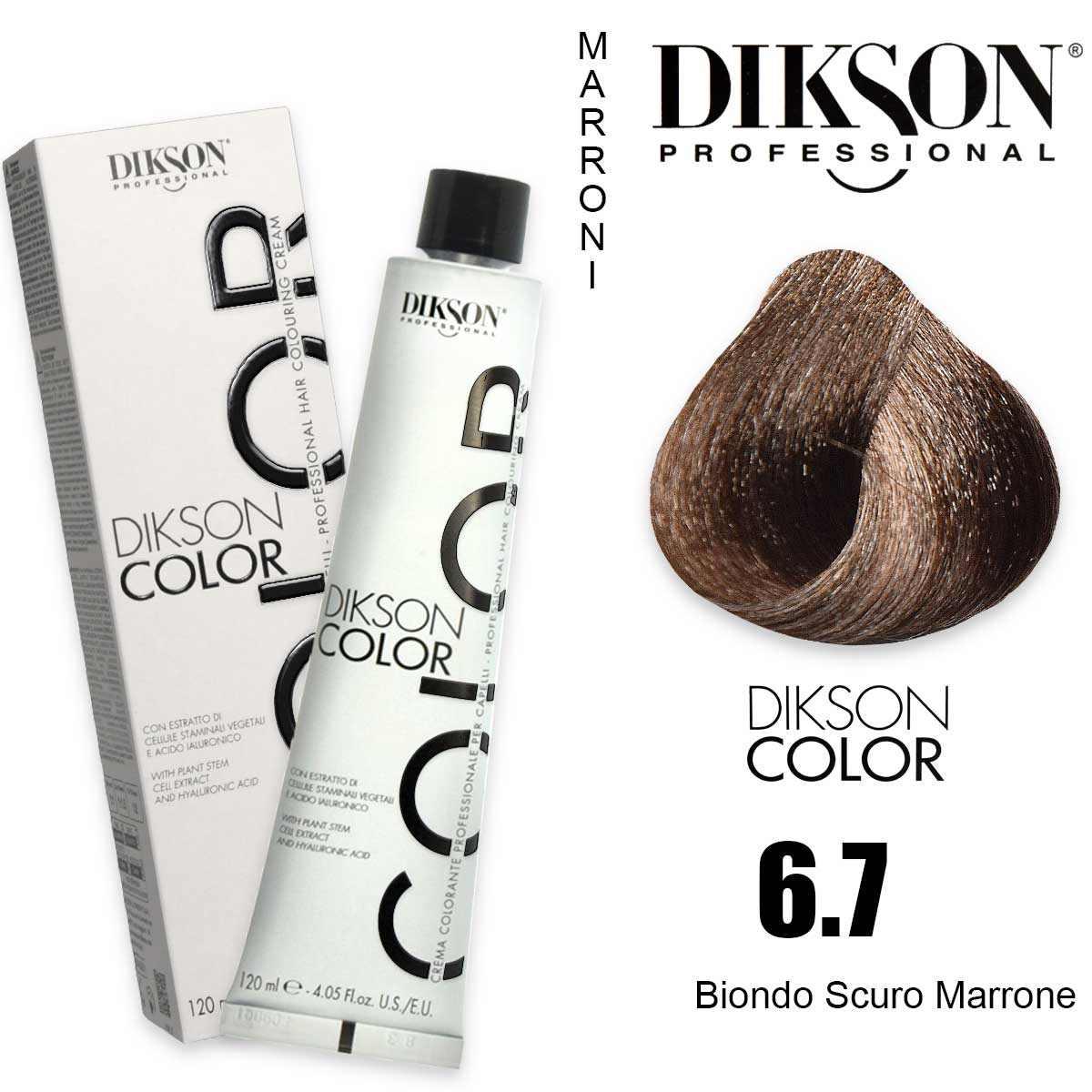 Dikson color 120 ml  6.7 biondo scuro marrone