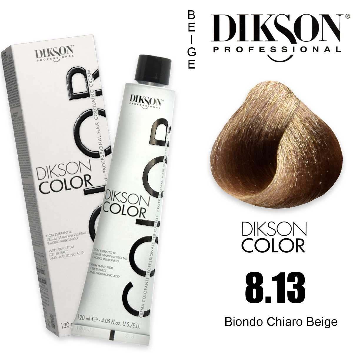Dikson color 120 ml  8.13 biondo chiaro beige