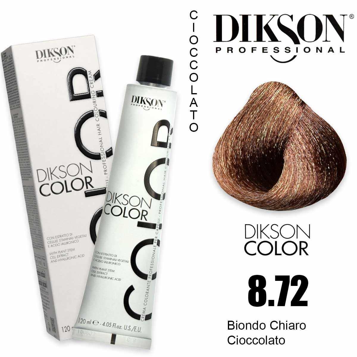 Dikson color 120 ml  8.72 biondo chiaro cioccolato