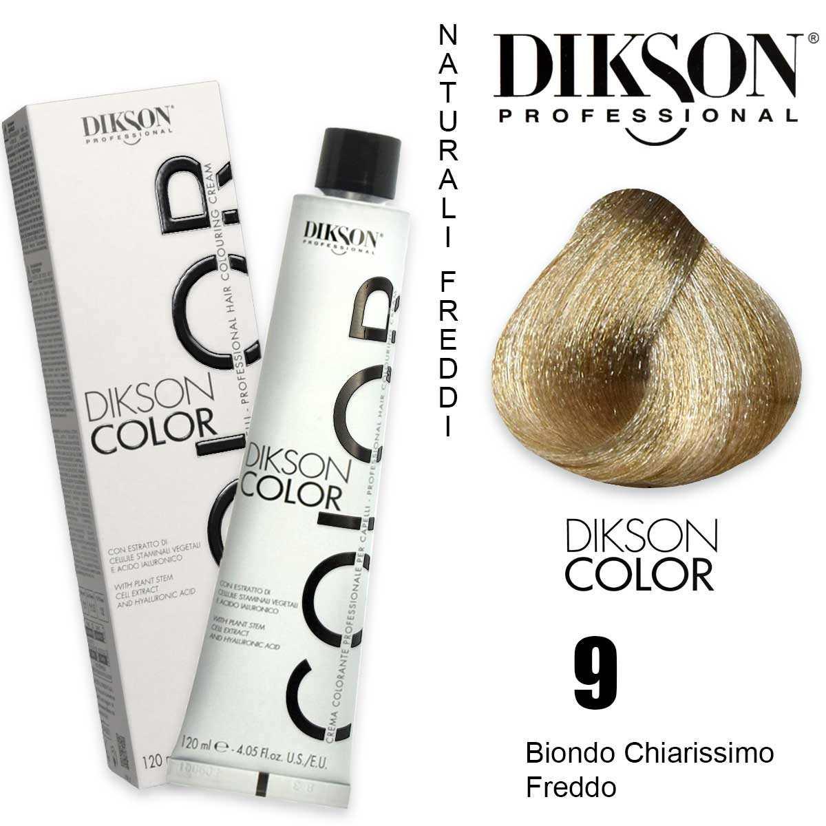 Dikson color 120 ml  9 biondo chiarissimo freddo