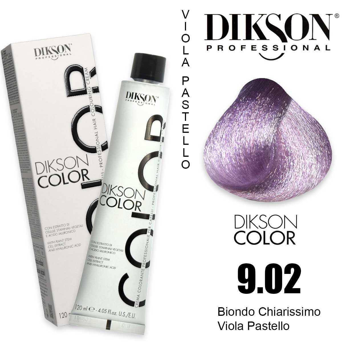Dikson color 120 ml  9.02 biondo chiarissimo viola pastello