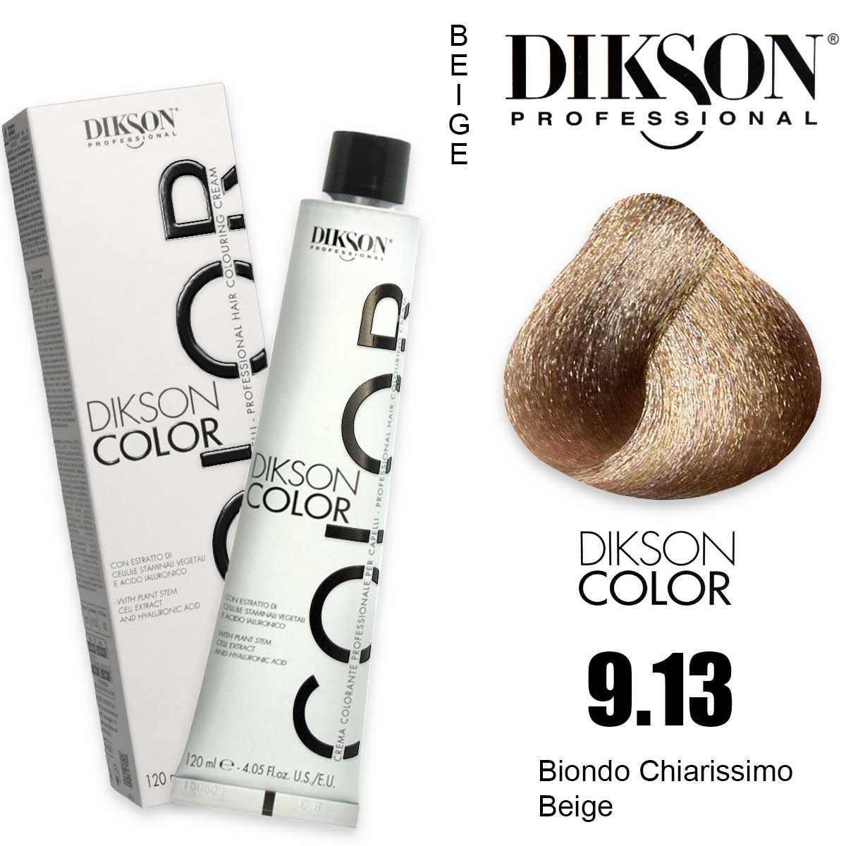 Dikson color 120 ml  9.13 biondo chiarissimo beige