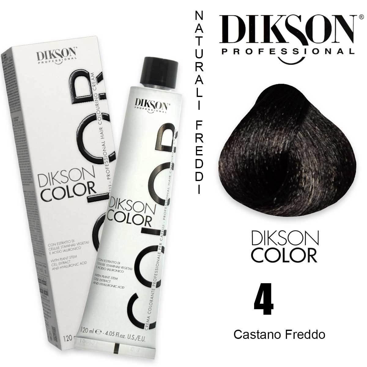 Dikson color 120 ml 4 castano freddo
