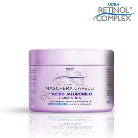 Trico retinol complex maschera capelli con acido jaluronico & cheratina 300 ml