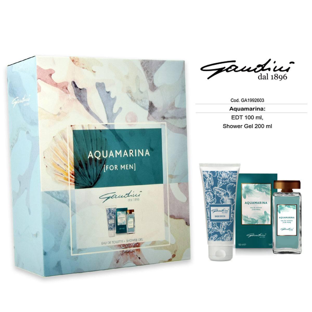 Gandini ACQUAMARINA: EDT 100ml + Shower Gel 200ml