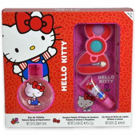 Hello kitty set edt 30ml + kit cosmetica