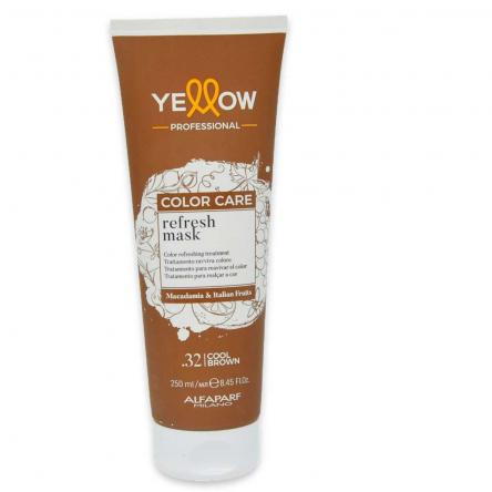 Alfaparf yellow color care pigment mask  32 cool brown 250ml