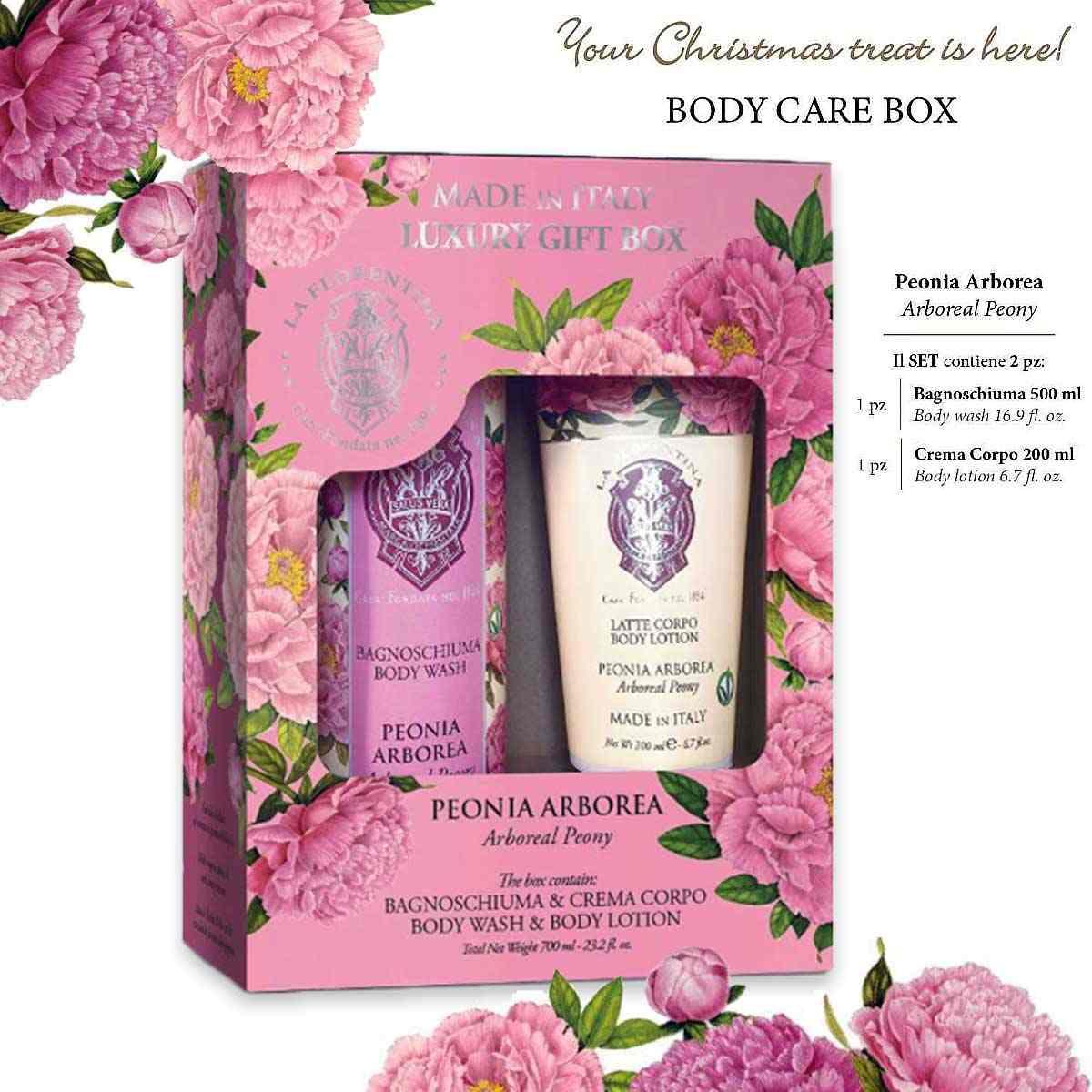 La florentina body care gift peony