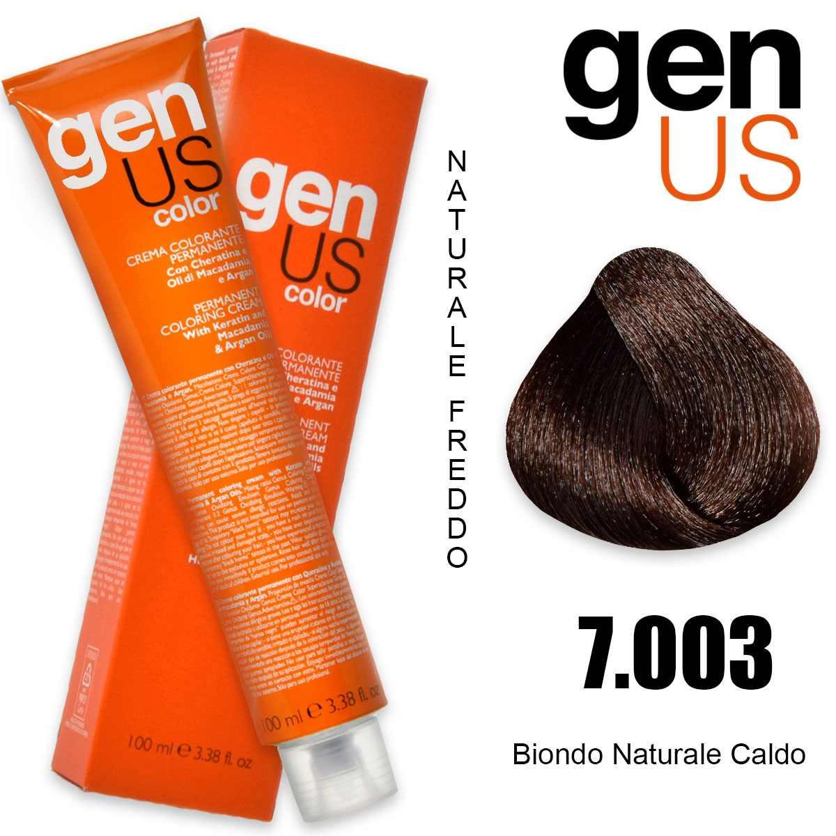 Genus permanent coloring  cream 100 ml 7.003
