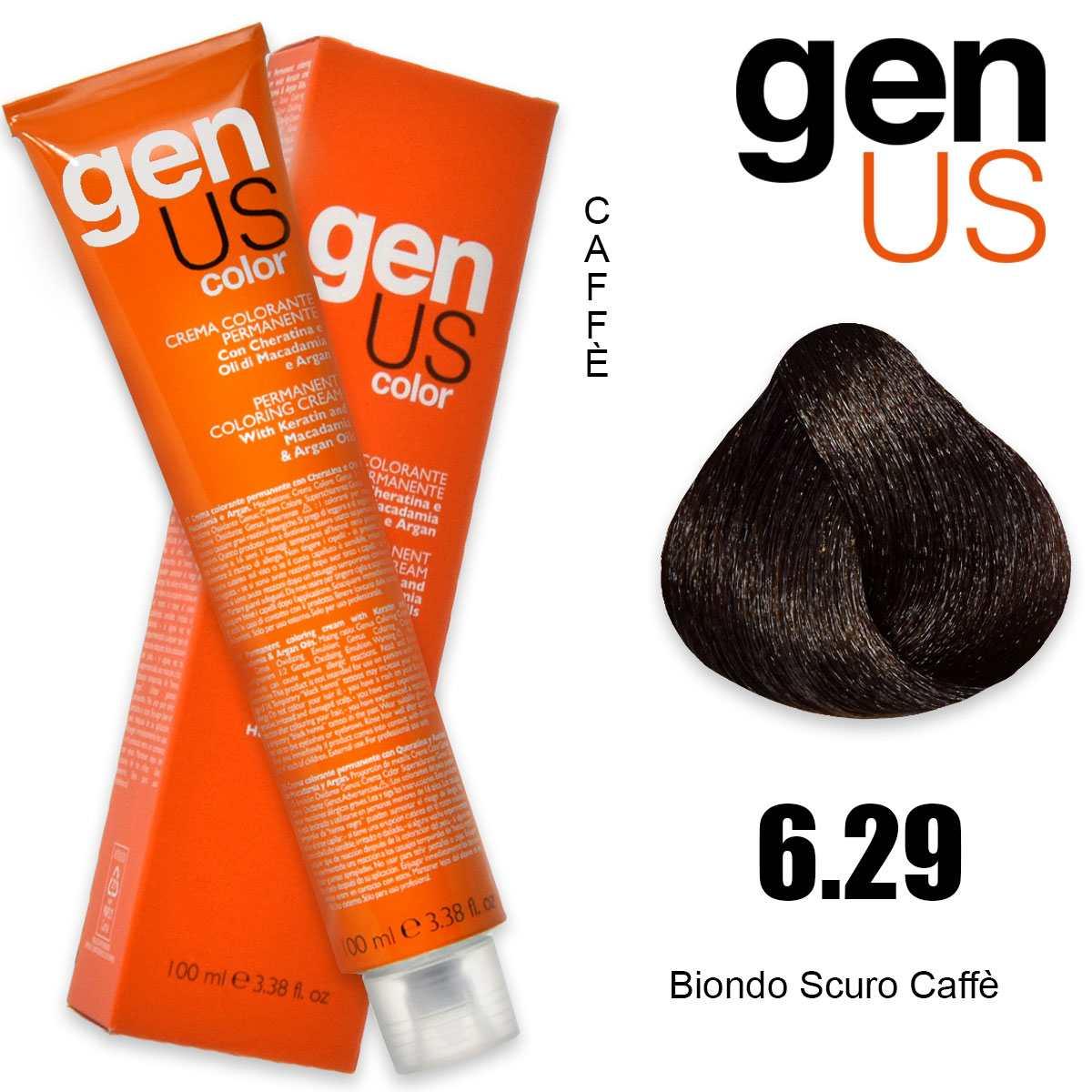 Genus permanent coloring  cream 100 ml 6.29