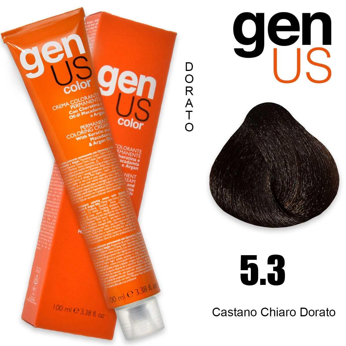Genus permanent coloring  cream 100 ml 5.3