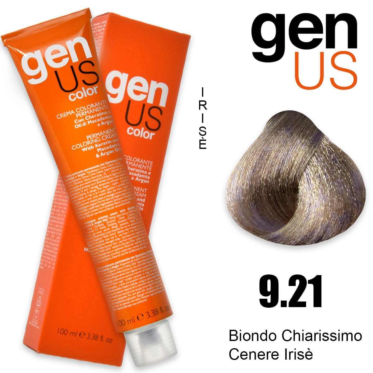 Genus permanent coloring  cream 100 ml 9.21