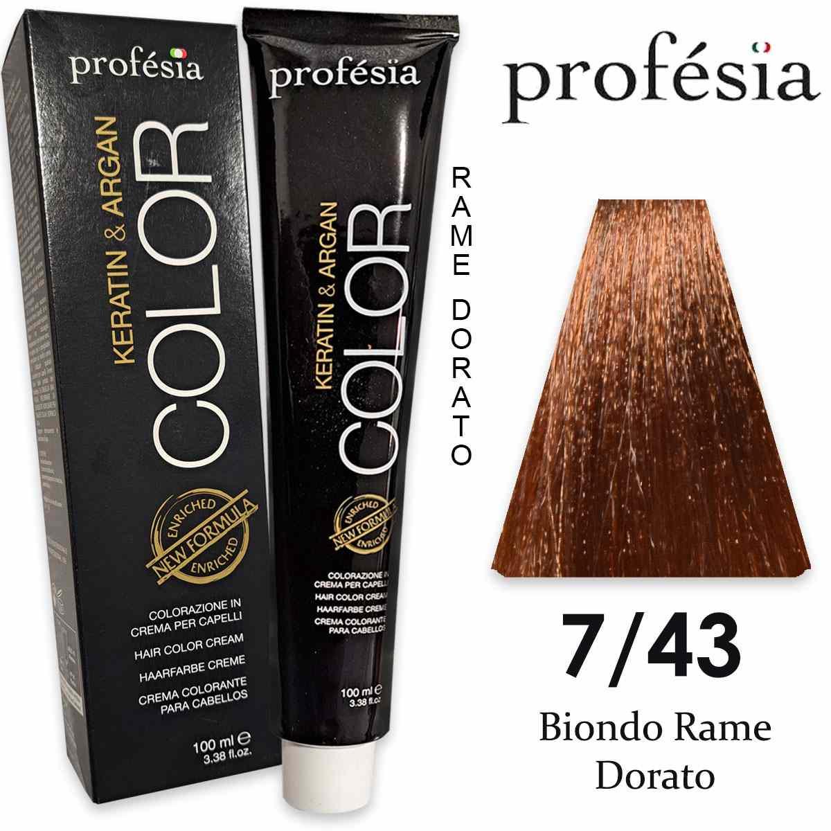Profesia color permanent 100 ml 7/43