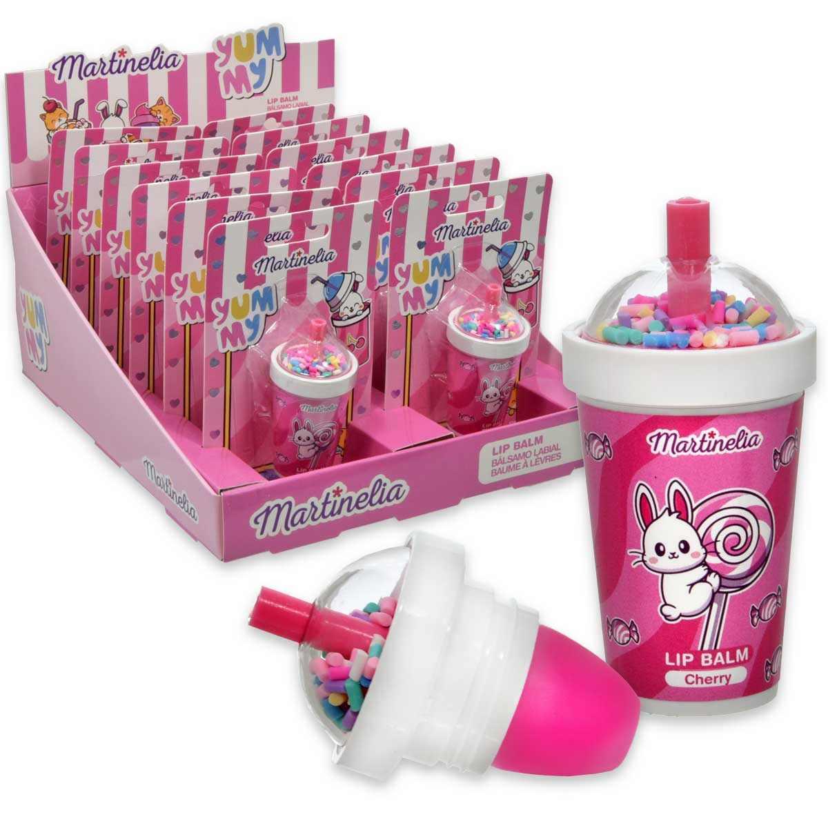 Martinelia yummy strawberry cup lip balm